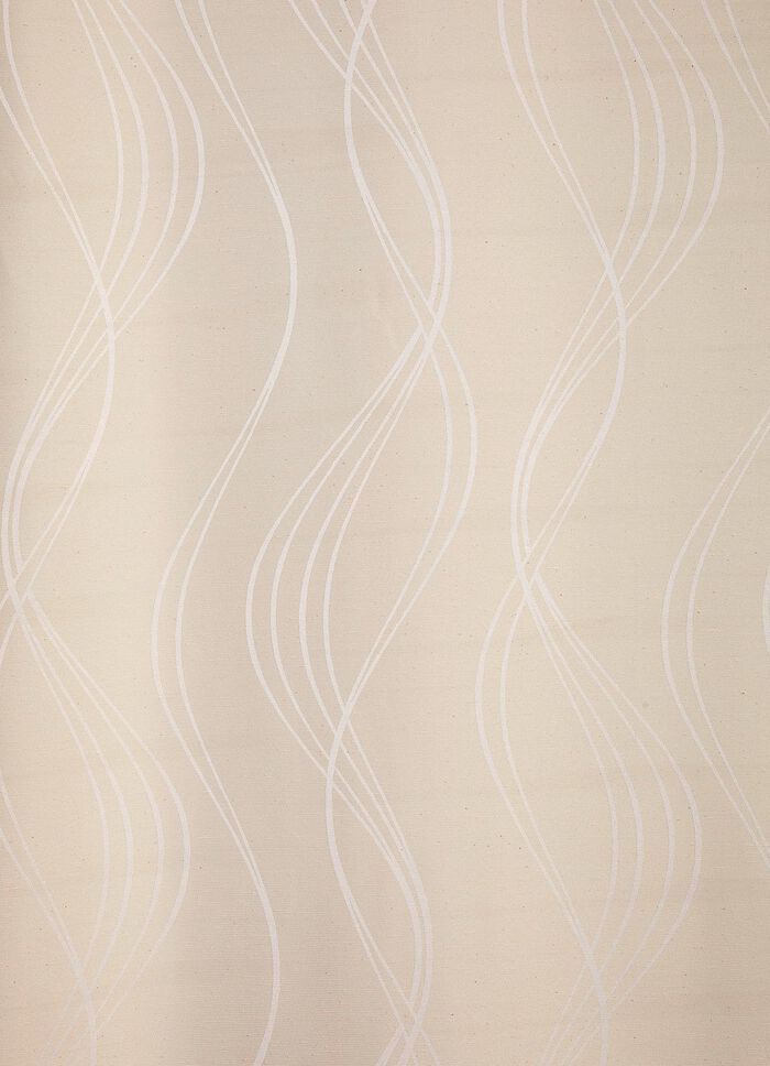 &Uuml;bergardine mit Universalschienenband CREME