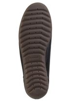 Waldl&auml;ufer, bequeme Damen-Slipper, Weite H, mit herausnehmbarem Fu&szlig;bett SCHWARZ