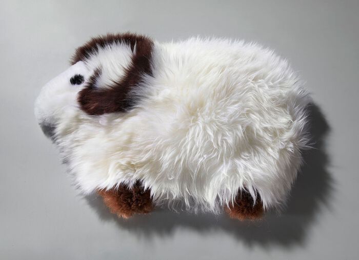 Lammfell-H&uuml;lle Sch&auml;fchen f&uuml;r Kissen oder W&auml;rmflasche 