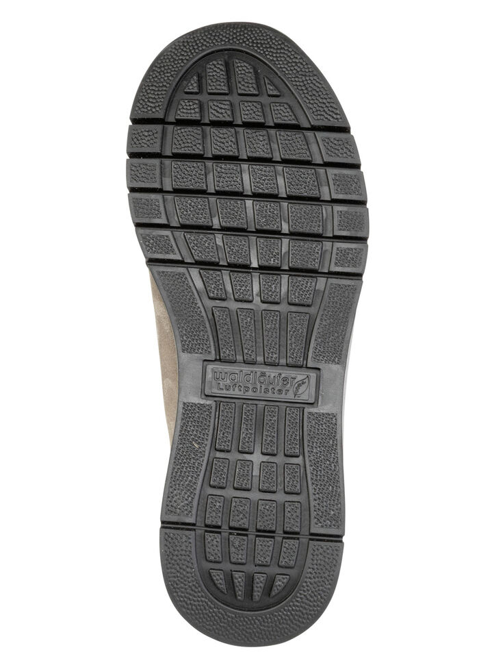 Waldläufer, bequeme Damen-Sneaker, Weite H, mit herausnehmbarem Fußbett TAUPE-BUNT
