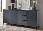 Sideboard mit aufwendiger Rillenfront ANTHRAZIT