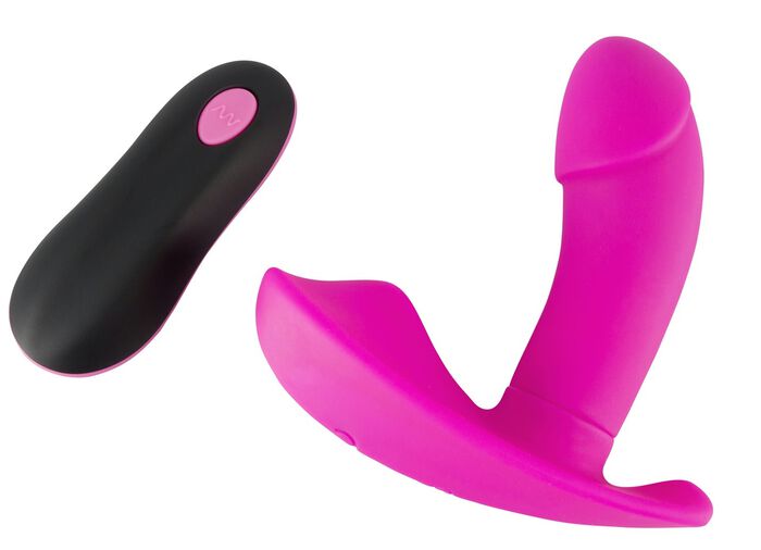 Filigraner Vibrator mit erhabener Auflegefl&auml;che 