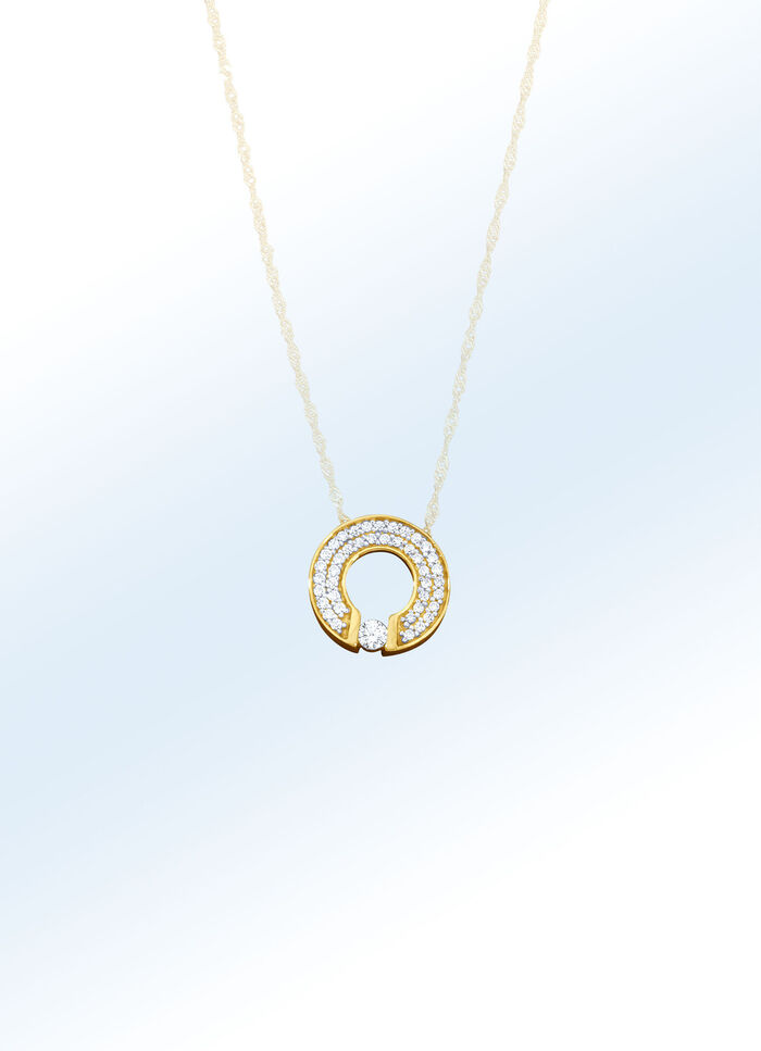 Anh&auml;nger mit Zirkonia 