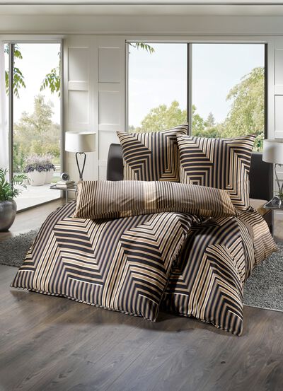 Baumwoll Bettw&auml;sche-Garnitur  