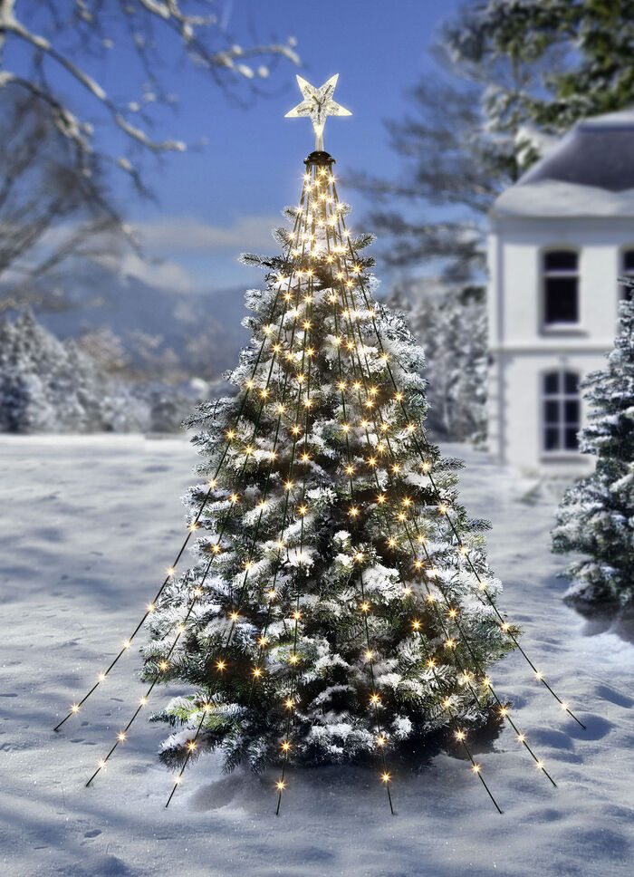 Weihnachtsbeleuchtung mit 200 LEDs 