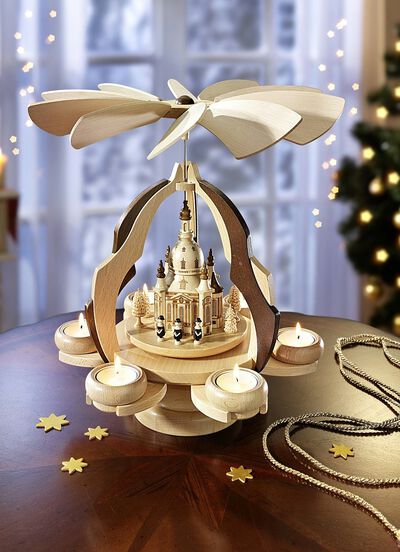 Dresdner Frauenkirche als Tischpyramide 