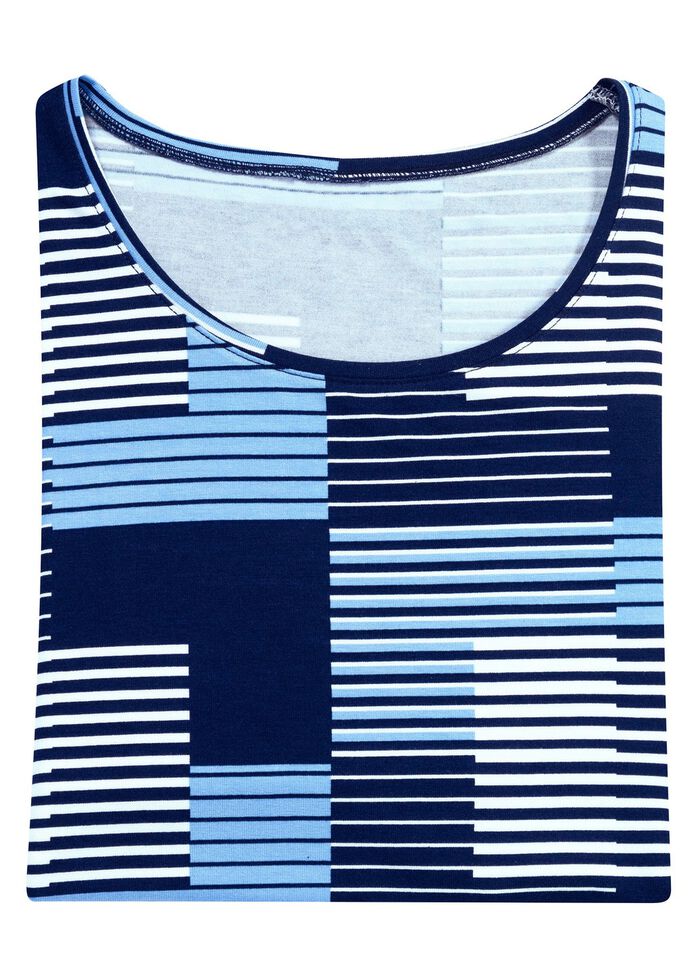 Shirt mit Rundhalsausschnitt in 3 Farben 