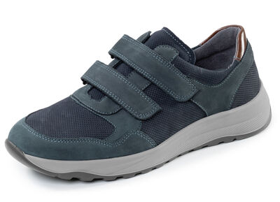 Waldläufer, bequeme Herren-Slipper, Weite K, mit herausnehmbarem Fußbett 