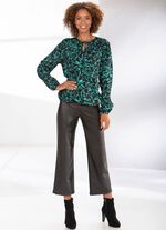 Culotte aus softem Nappaleder-Imitat 