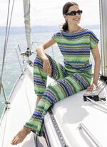 Hose in modischer Weite 