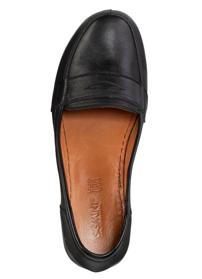 Gemini Pumps aus teilweise schattiertem Rind-Nappaleder SCHWARZ