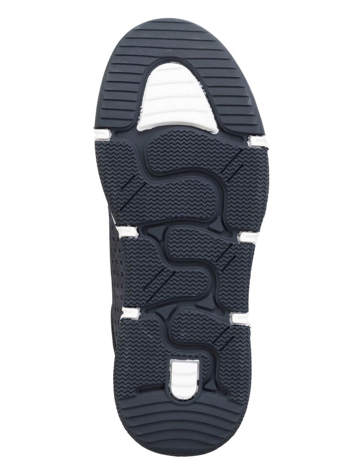 GINO GALANTE Schn&uuml;rschuh aus luftig perforiertem Nubukleder MARINE