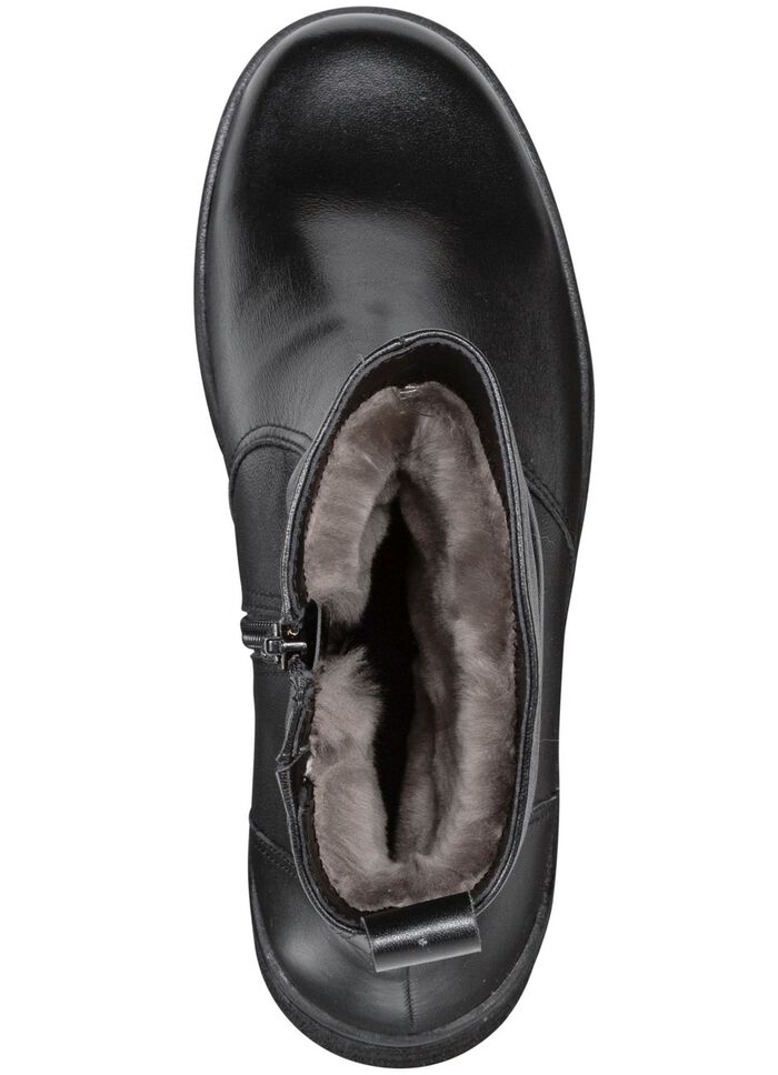 ELENA EDEN, gef&uuml;tterte Damen-Stiefeletten, Winterschuhe, Weite H, mit Lammfell 