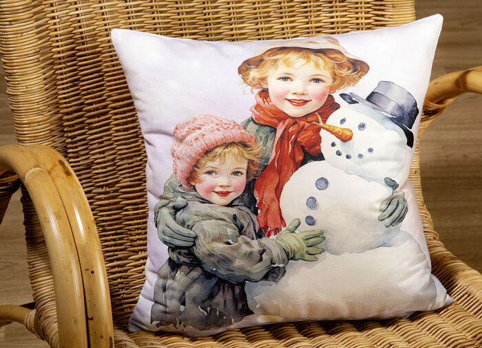 Kissenbezug in Samtoptik 