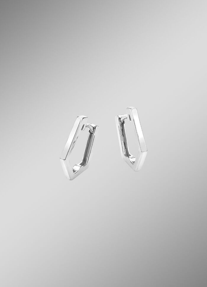 Glänzende Klappcreolen 