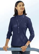 Shirt mit Stehkragen MARINE