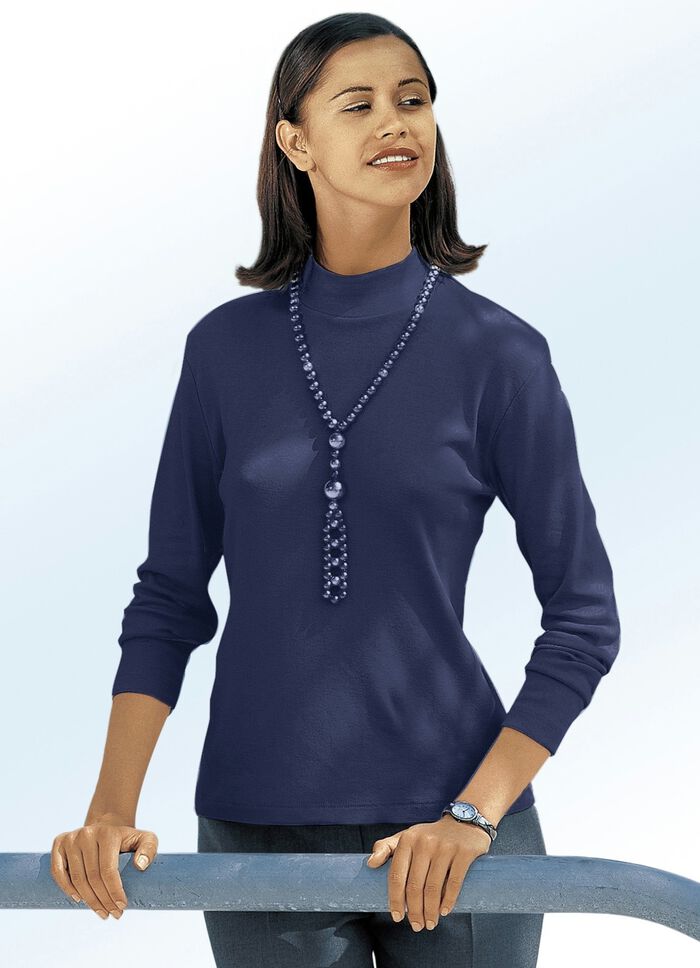 Shirt mit Stehkragen MARINE