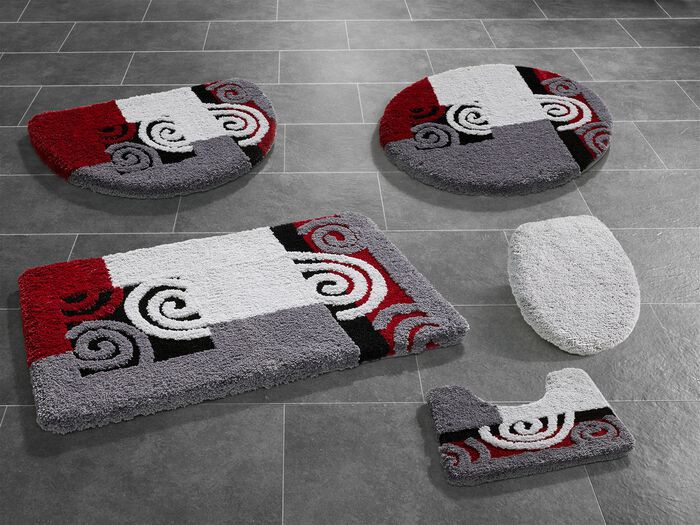 Flauschige Badgarnitur in weicher Microfaser-Qualit&auml;t 