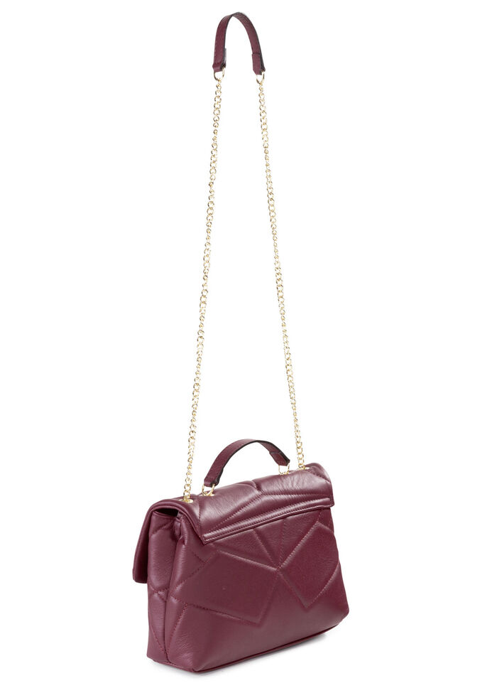 Laurina Tasche mit Kippschloss in extravaganter Libellenform BORDEAUX