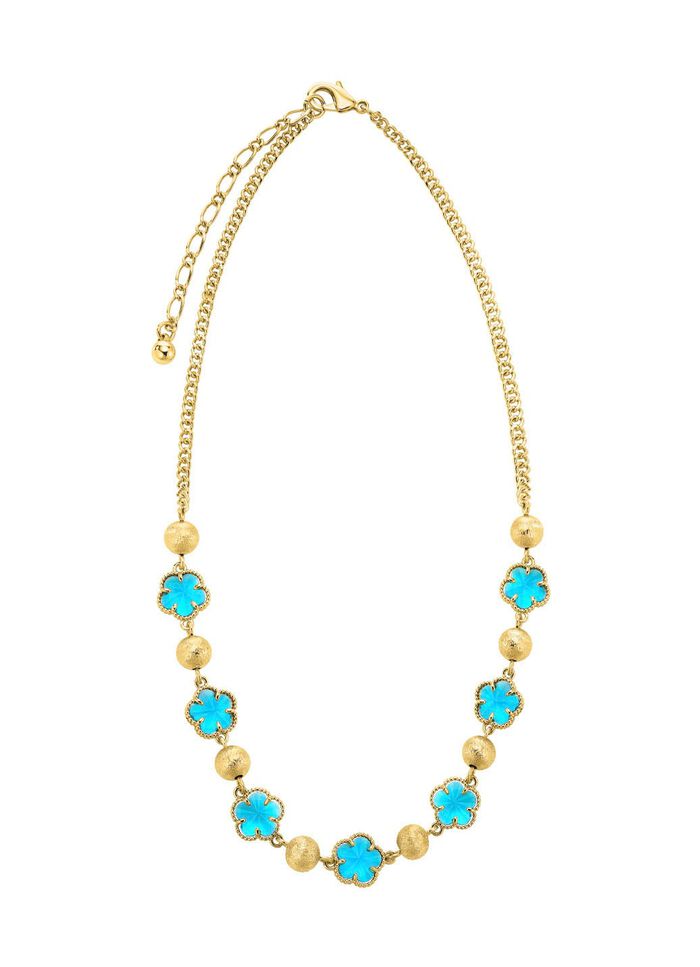 Schmuckset,  3-teilig, im Blumendesign 