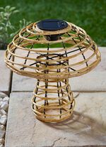 LED-Pilz aus Kunstrattan 