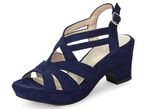 Andrea Conti, modische Damen-Sandaletten, mit verstellbarem Fersenriemchen MARINE