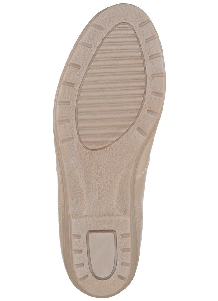 ELENA EDEN Stiefelette aus weichem Nappaleder BEIGE