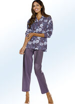 Zweierpack Schlafanz&uuml;ge mit &Auml;rmelb&uuml;ndchen und offnen Beinabschl&uuml;ssen 