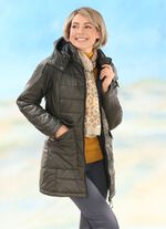 Jacke mit abnehmbarer Kapuze 