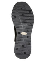 laurakent, stylische Damen-Sneaker, Weite G, mit herausnehmbarem Fußbett SCHWARZ-BORDEAUX-GOLD