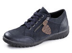 ELENA EDEN, bequeme Damen-Schnürschuhe, Weite G, mit herausnehmbarem Fußbett MARINE