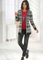 Strickjacke mit feinen Strukturen 