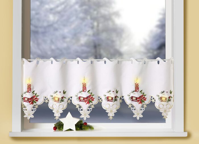 Kurzstore mit integrierter LED-Lichterkette 