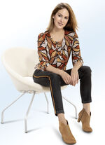 Shirt-Tunika mit Schmuckknöpfen 