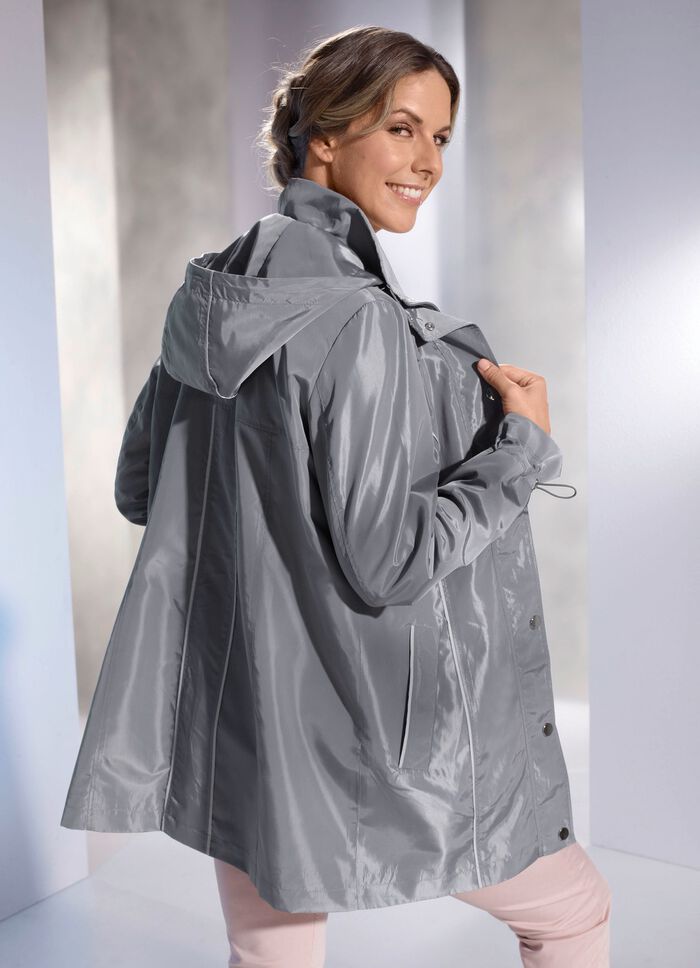 Jacke mit Reflektorpaspeln 