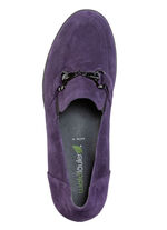Waldläufer, bequemer Damen-Trotteur, Weite H, mit herausnehmbarem Fußbett LILA