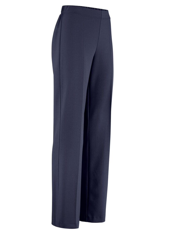 Schicke Hose mit ausgestellter Fu&szlig;weite MARINE
