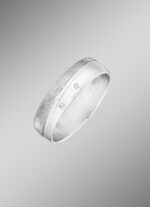 Brillant-Trauring in Weißgold 