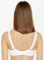 Susa Bügel-BH mit zauberhafter Elastikspitze WEISS