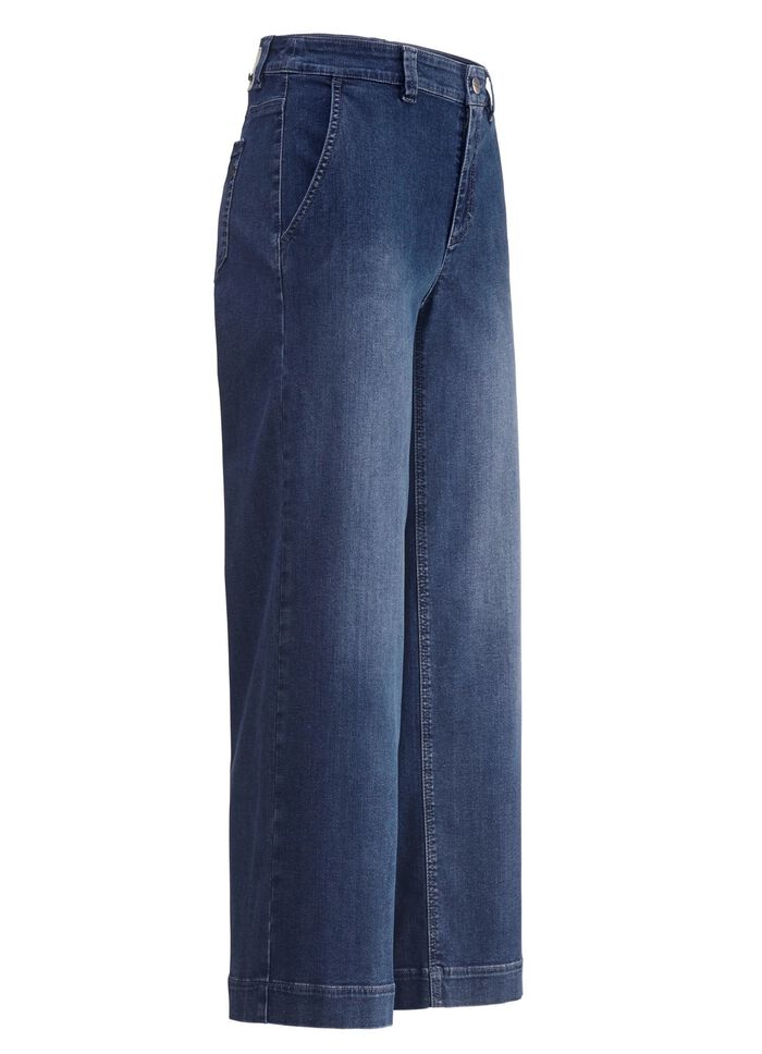 Jeans-Culotte mit luftig-weitem Bein 