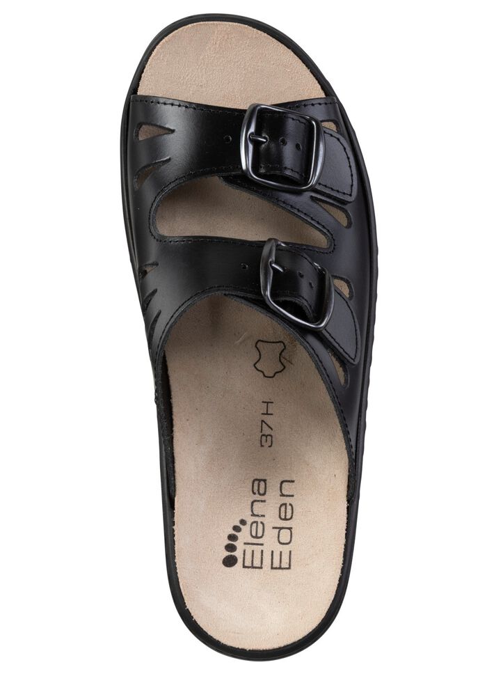 ELENA EDEN Pantolette aus Nappaleder SCHWARZ