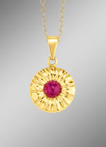 Anh&auml;nger mit Rubin 