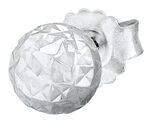 Ohrstecker mit facettierten Kugeln 