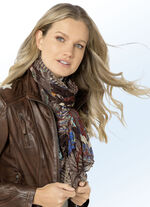 Schal mit Fantasiedessin 