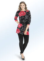 Strick-Tunika in Feinstrick