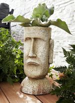 Pflanztopf Osterinsel aus Magnesiumoxid 