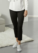 Schwarze Hose mit Dehnbund rundum 