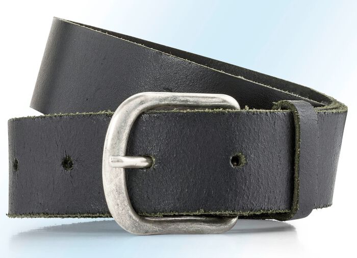 Lederg&uuml;rtel SCHWARZ