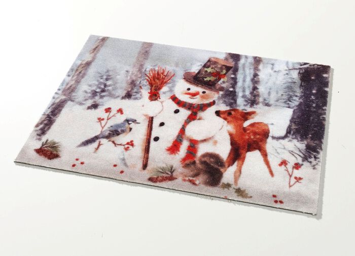 Fu&szlig;matte mit rutschhemmender R&uuml;ckseite 