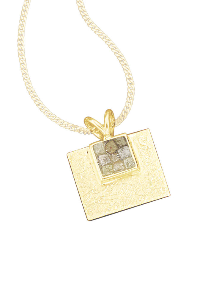 Anh&auml;nger mit Rohdiamanten 